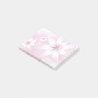Elegant Pastel Floral Abstract | White Pink