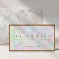 Elegant Pastel Holographic Aura Beauty