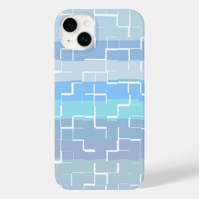 Elegant Pastel Multi-Colour Abstract Pattern Case-Mate iPhone Case (Back)