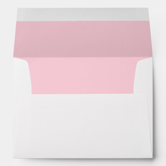 Elegant Pastel Pink Envelope (Back (Bottom))