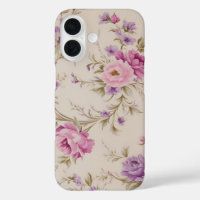 Elegant Pastel Pink & Purple Garden Blooms