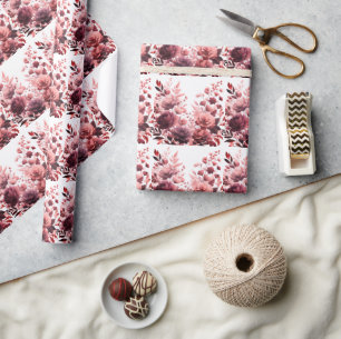 Elegant Pastel Pink Wedding  Wrapping Paper