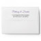 Elegant Pastel Purple Flowers for 5x7 Invitation