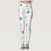 Elegant Pastel Snowflake Pattern
