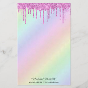 Elegant pastel stationery