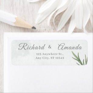Elegant Pastel Watercolor Floral Wedding