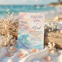 Elegant Pastel Watercolor Invitation | Soft Blush 