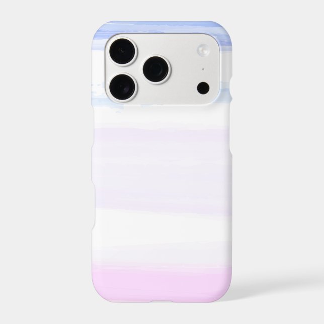Elegant Pastel Watercolor Stripes (Back)