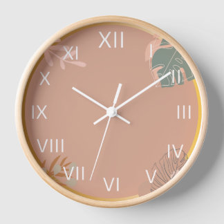 Elegant Pastell watch - timeless aesthetics Clock