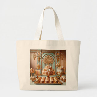 Elegant Pastry  Large Tote Bag