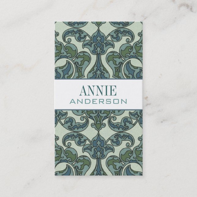 Elegant Pattern Business Card (Front)