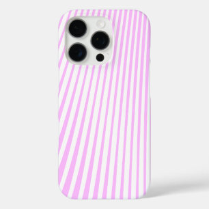 Elegant Pattern Design in Pink and White iPhone 16 Pro Case