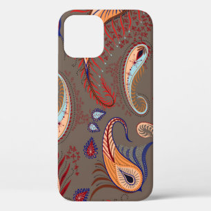 Elegant pattern. paisley illustration. iPhone 12 case