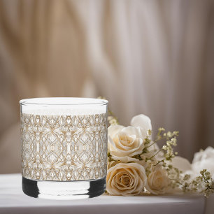 Elegant Pattern  Whiskey Glass
