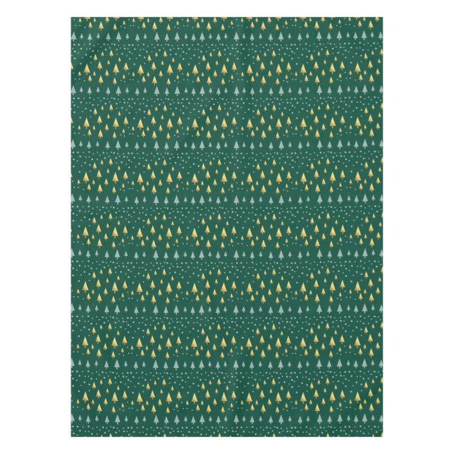 Elegant pattern with a touch of Christmas  Tablecloth (Front)
