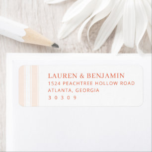 Elegant Peach Minimalist Typographic