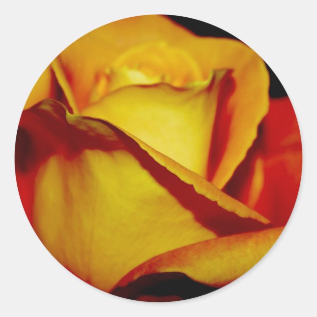 Elegant Peach Wedding Envelope Seals and stickers (Front)