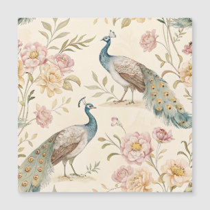 Elegant Peacock Floral Vintage (10)