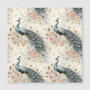 Elegant Peacock Floral Vintage (2)