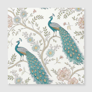 Elegant Peacock Floral Vintage (4)