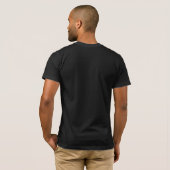 ELEGANT PEACOCK IN PINK,FUCHSIA ,BLACK T-Shirt (Back Full)