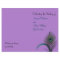 Elegant Peacock Wedding Program (purple)