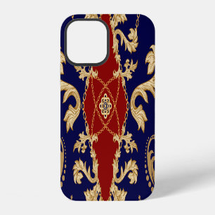Elegant Pear Fruits: Vintage Seamless iPhone 12 Case