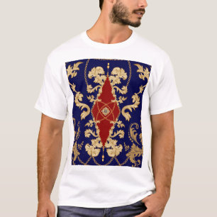 Elegant Pear Fruits: Vintage Seamless T-Shirt