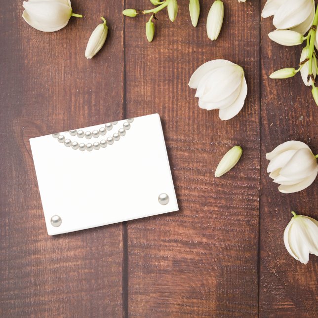 Elegant Pearl Necklace Post-it Notes (Creator Uploaded)