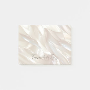 Elegant Pearl White Shell Abstract Post-it Notes