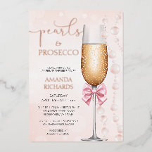 Elegant Pearls and Prosecco Bridal Shower
