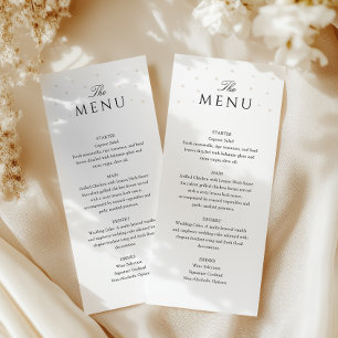 Elegant Pearls Bridal Shower  Menu