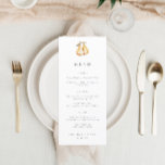 Elegant Pears Wedding Menu<br><div class="desc">Elegant Pears Wedding Menu with serif font. Click "customise further" to adjust layout.</div>