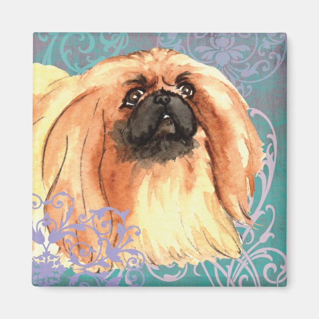 Elegant Pekingese Magnet (Front)