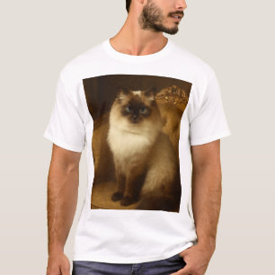 Elegant Persian Cat on Fancy Couch T-Shirt