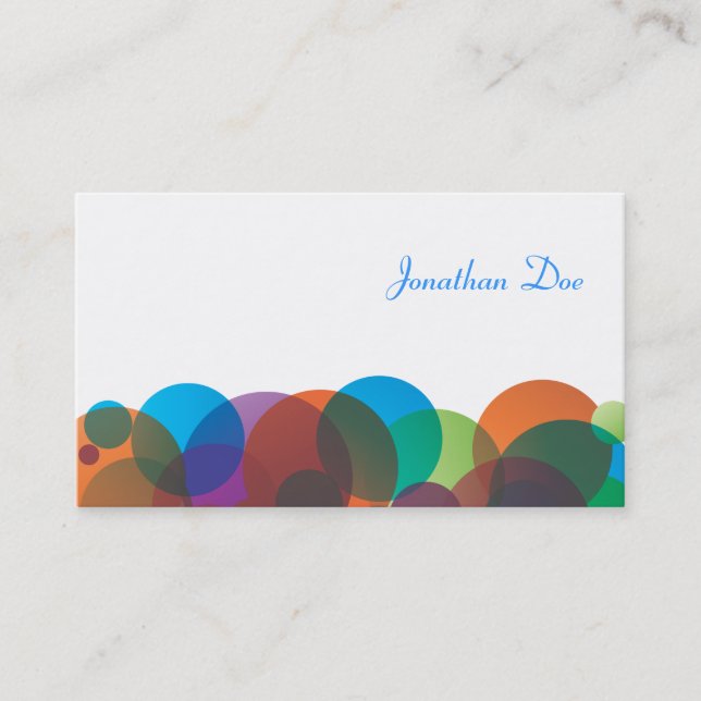 Elegant Personal Business Card (Front)