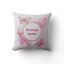 Elegant Personal message monogram floral butterfly