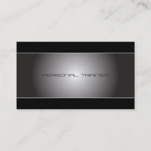 Elegant Personal Trainer Business Card