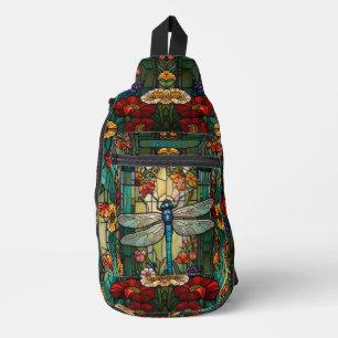 Elegant Personalise Vintage dragonfly boho chic Sling Bag