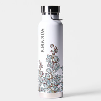 Elegant Personalised Birthday Gift,Larkspur Water Bottle