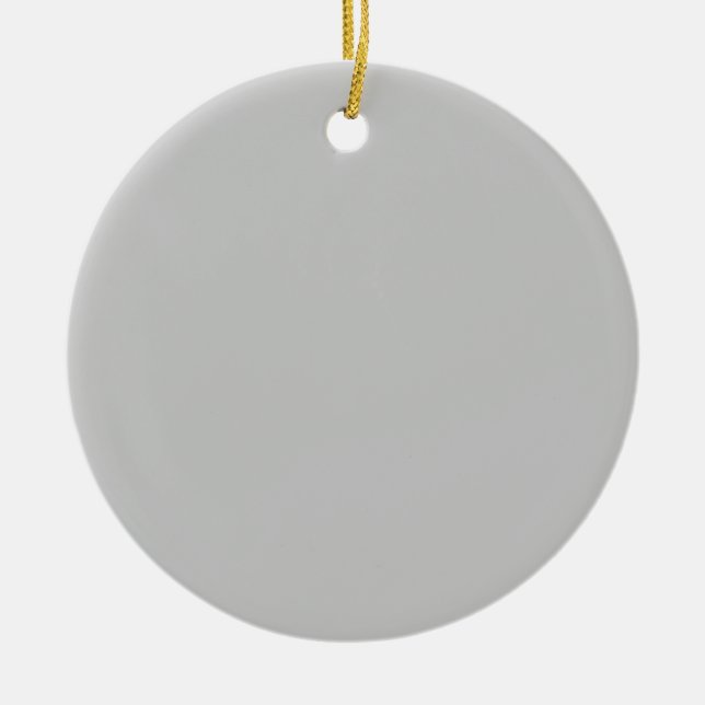 Elegant Personalised Christmas Ornament (Front)