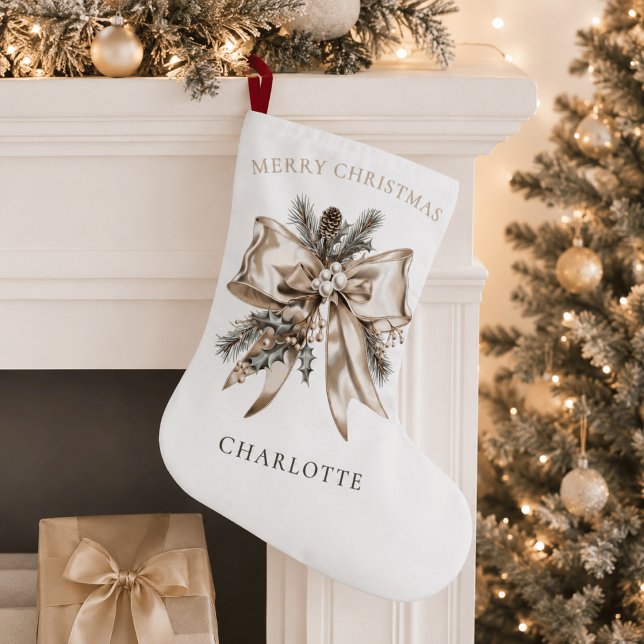 Elegant Personalised Christmas Stocking (Creator Uploaded)
