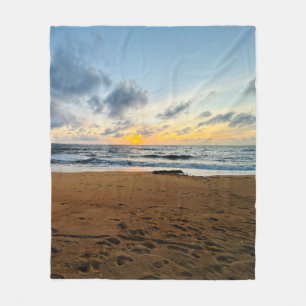 Elegant Personalised Custom Photo Add Your Own Fleece Blanket