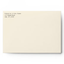 Elegant Personalised Floral Wedding Envelope