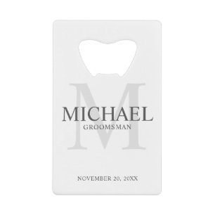 Elegant Personalised Groomsmen