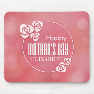 Elegant Personalised Happy Mother's Day   Mousepad