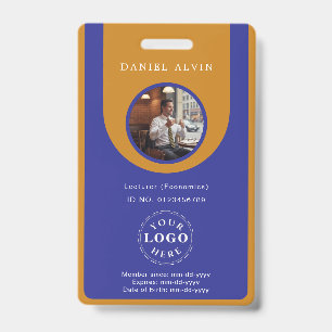 Elegant Personalised ID Badge for Professional Use