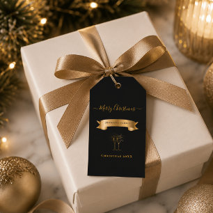Elegant Personalised Merry Christmas Gift Tags