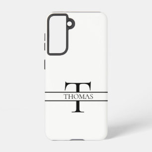 Elegant Personalised Monogrammed Custom Name Samsung Galaxy Case