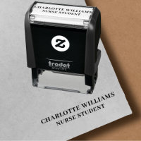 Elegant Personalised Name Nurse Student